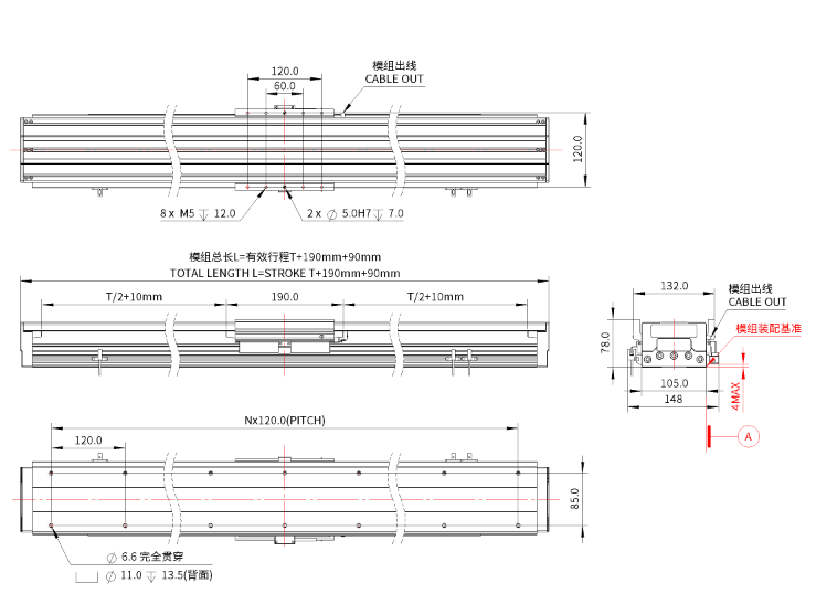 iU105-B160 直線(xiàn)電機(jī)
